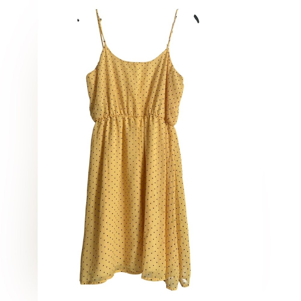Yellow M Polka Dot Sundress